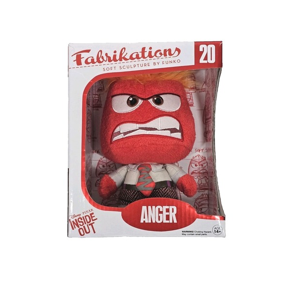 Funko Other - Inside Out Anger Fabrikations 6" Plush Stuffed Doll Funko Disney Pixar # 20 NEW